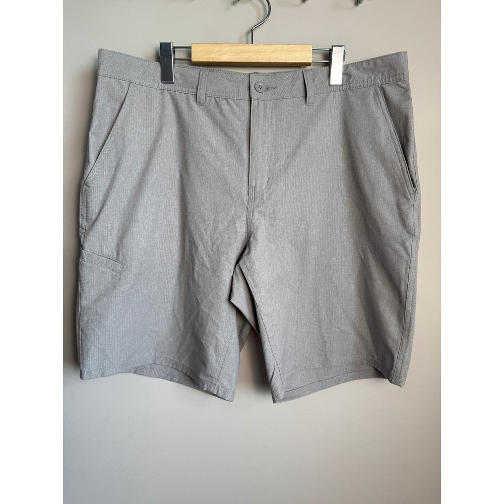 Ripzone Mens Grey Performance Hybrid Walk Shorts 38 Gorpcore Outdoor Surf Preppy